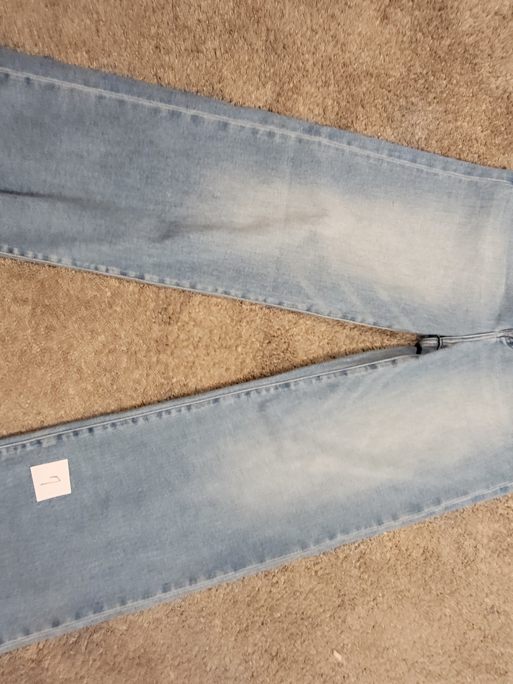 Risen Light Blue Women's Jeans - Classic Stretch Denim,Soft,Inseam 32, Can Cut